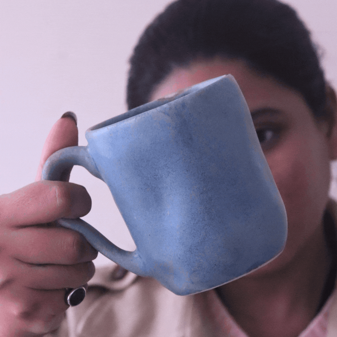 Earthy Wavy Mug for your morning coffee