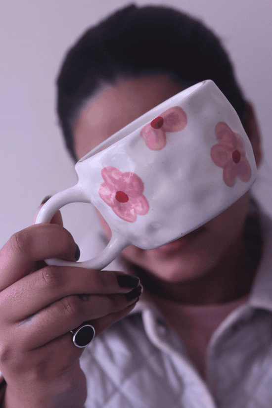Floral Bliss Mug For your morning coffee