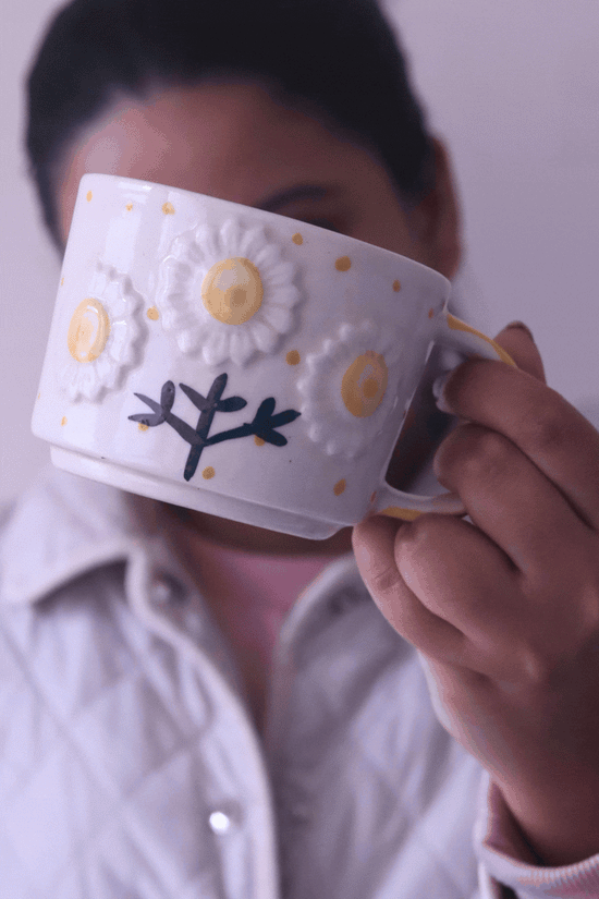 Sunflower Bloom Mug for your morning coffee