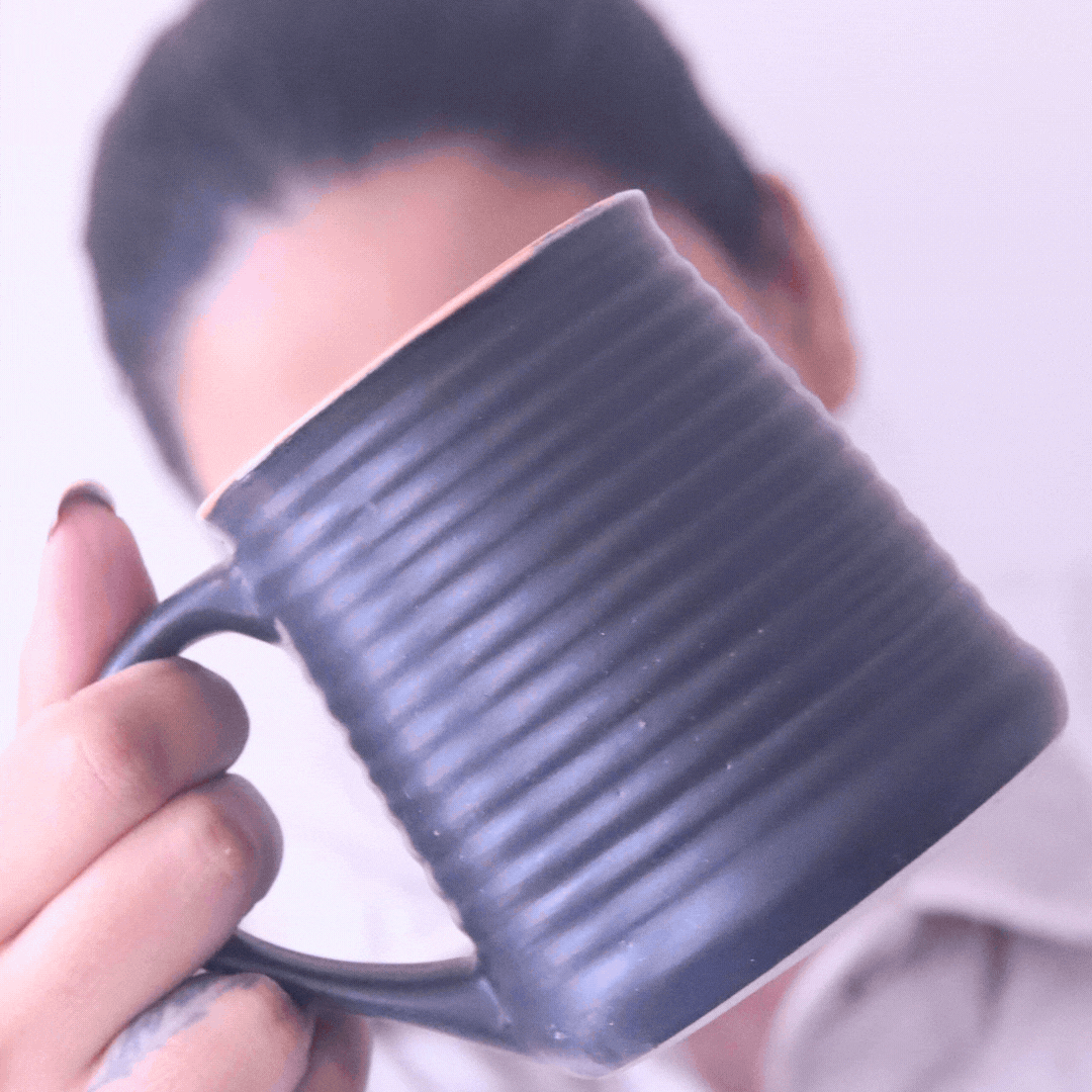 Rust-Black Coffee Mug for your morning coffee