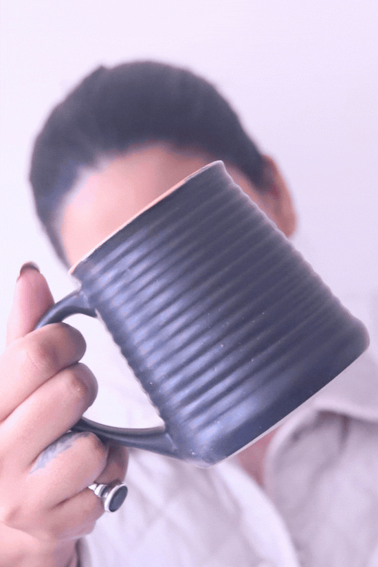 Rust-Black Coffee Mug for your morning coffee