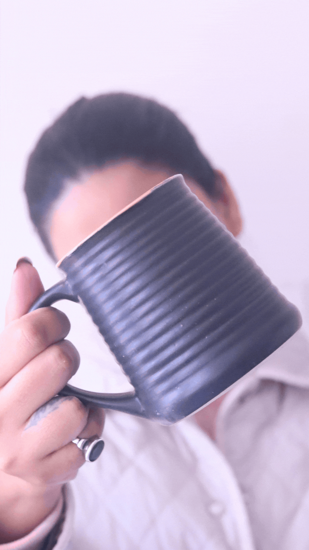 Rust-Black Coffee Mug for your morning coffee