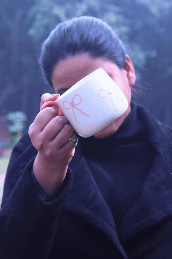 Girlie Bow Mug for your morning coffee
