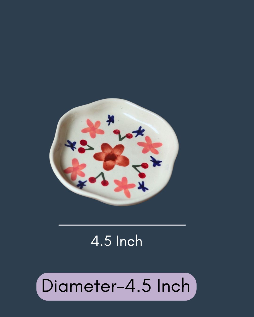 Bloom Handmade Dessert Plate
