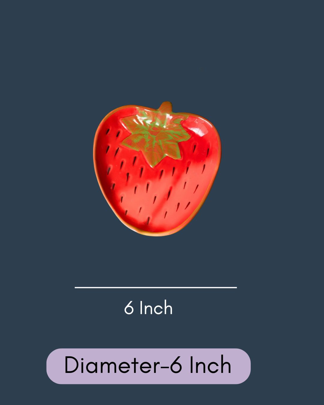 OG Strawberry Handmade Dessert Plate