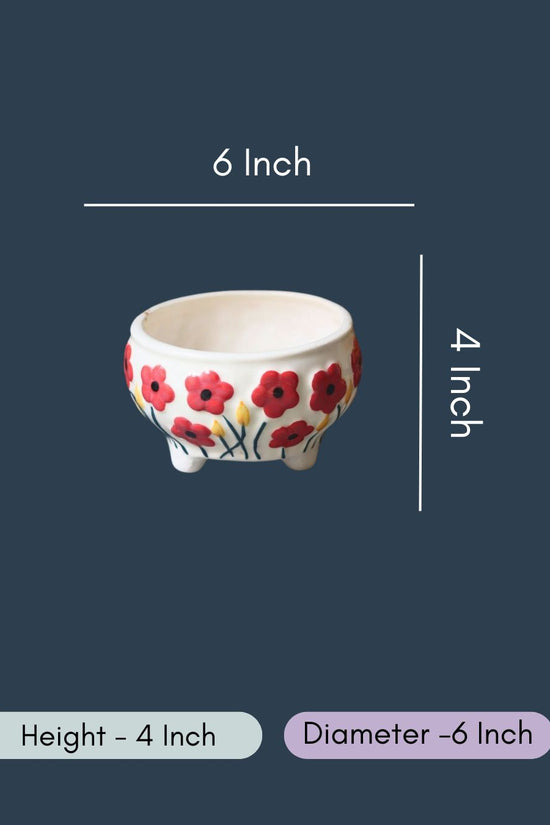 Poppy Fields Planter