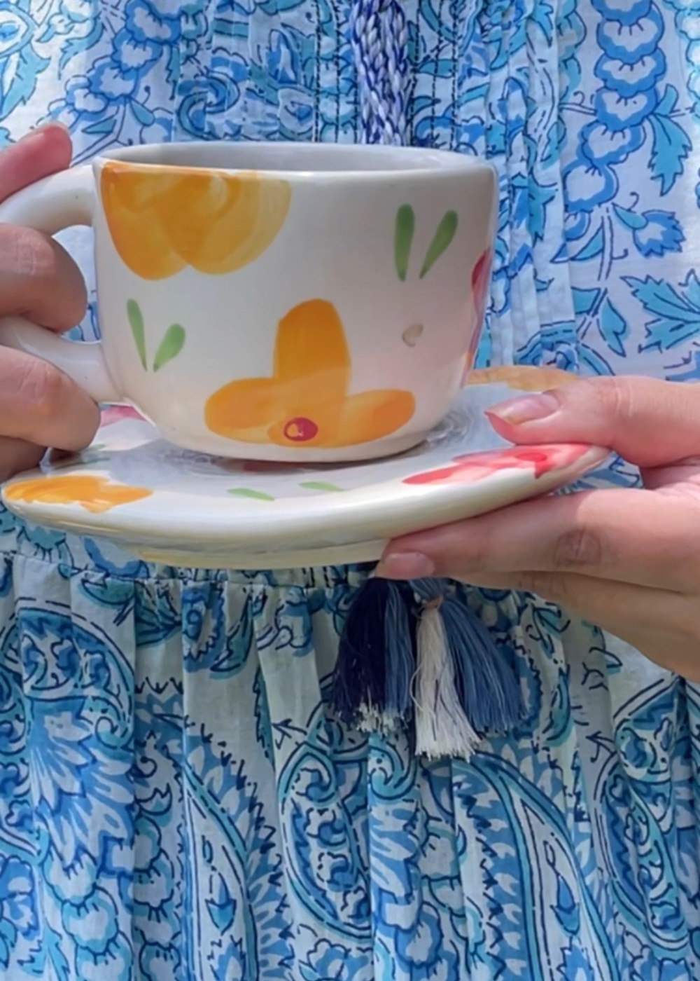 Floral Bloom Cup & Saucer