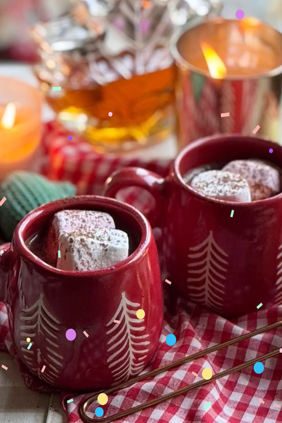 Christmas Tree Cuddle Mug- Red