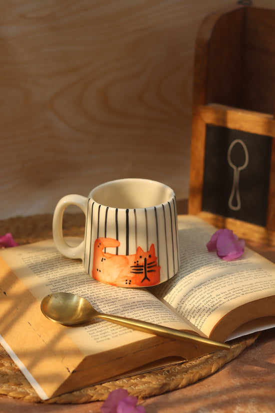 Stripey Kitty Mug