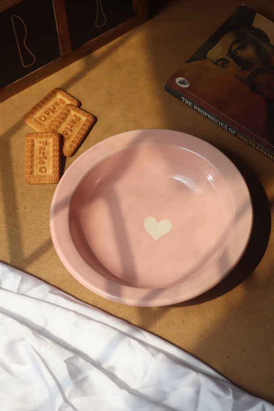 Heart Pasta Plate
