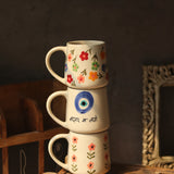 Set of 3 - Floral Aura Mugs