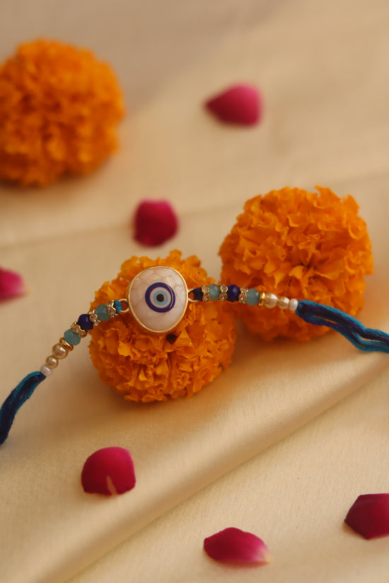 Evil Eye Elegance Rakhi with premium quality material