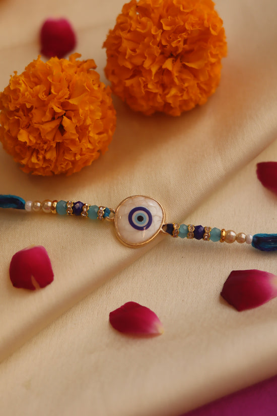 Evil Eye Elegance Rakhi for this rakshabandhan