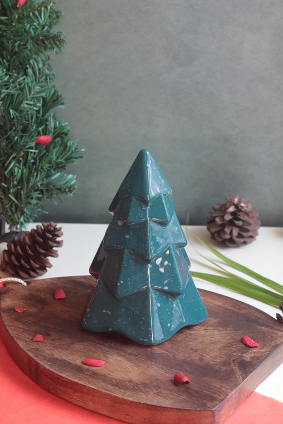 Green Conical Christmas Tree
