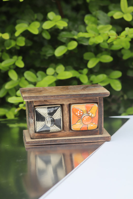 Wooden Decor Drawer – Vibrant Bliss