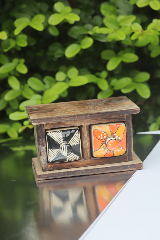 Wooden Decor Drawer – Vibrant Bliss