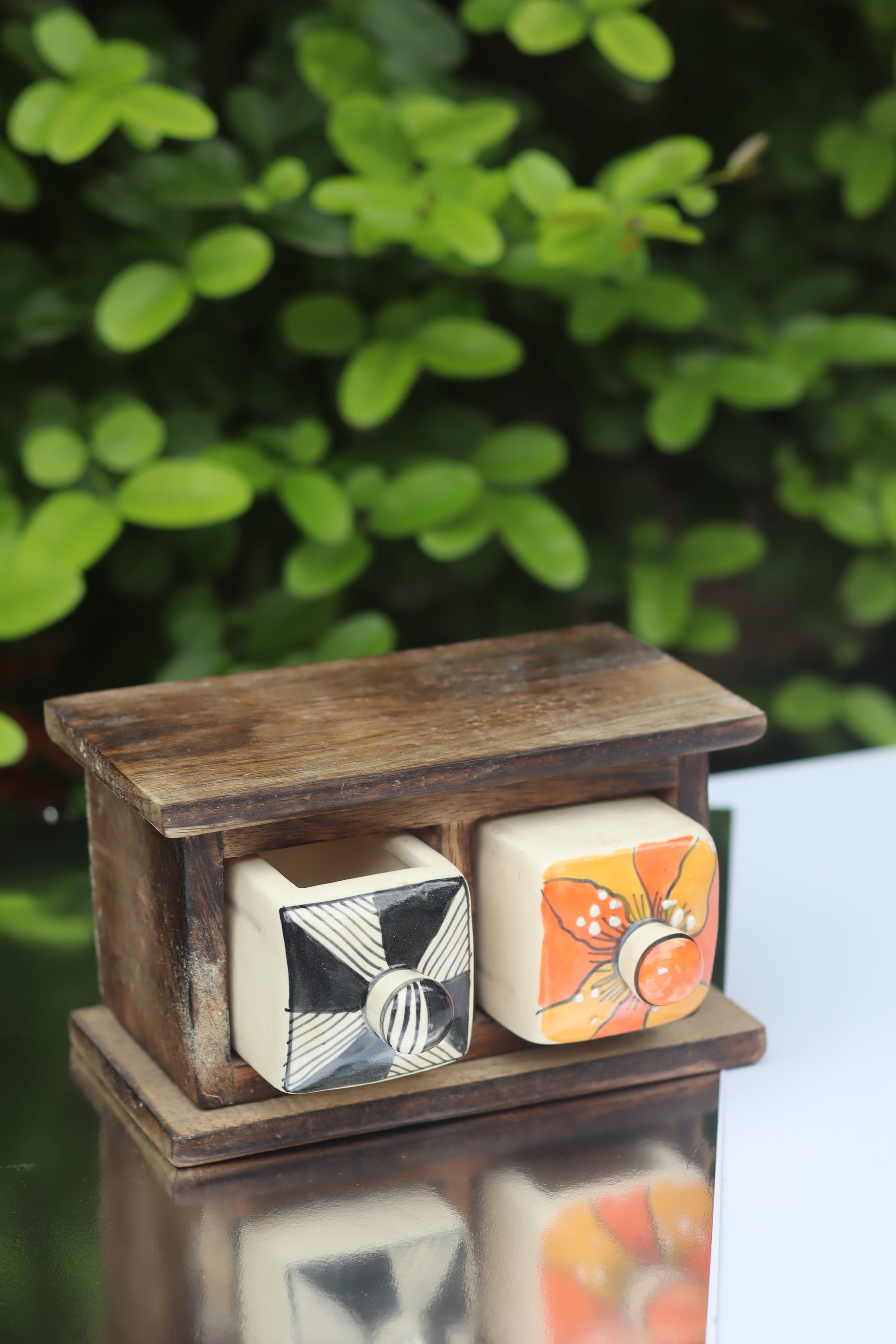 Wooden Decor Drawer – Vibrant Bliss