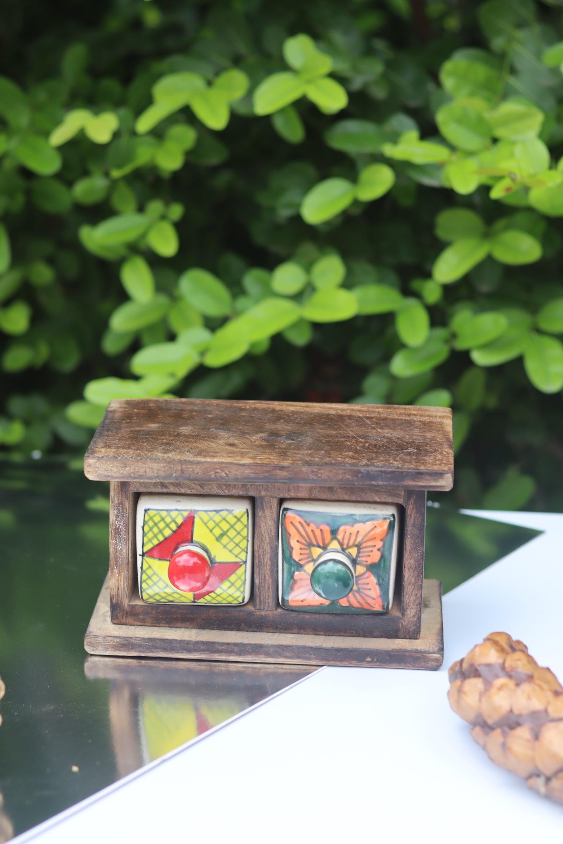 Wooden Decor Drawer – Artistic Glow