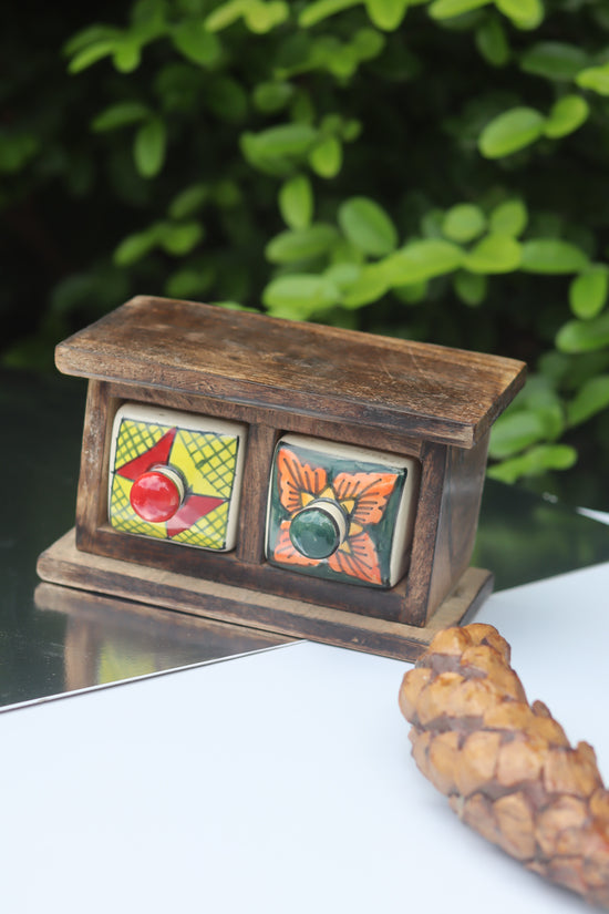 Wooden Decor Drawer – Artistic Glow