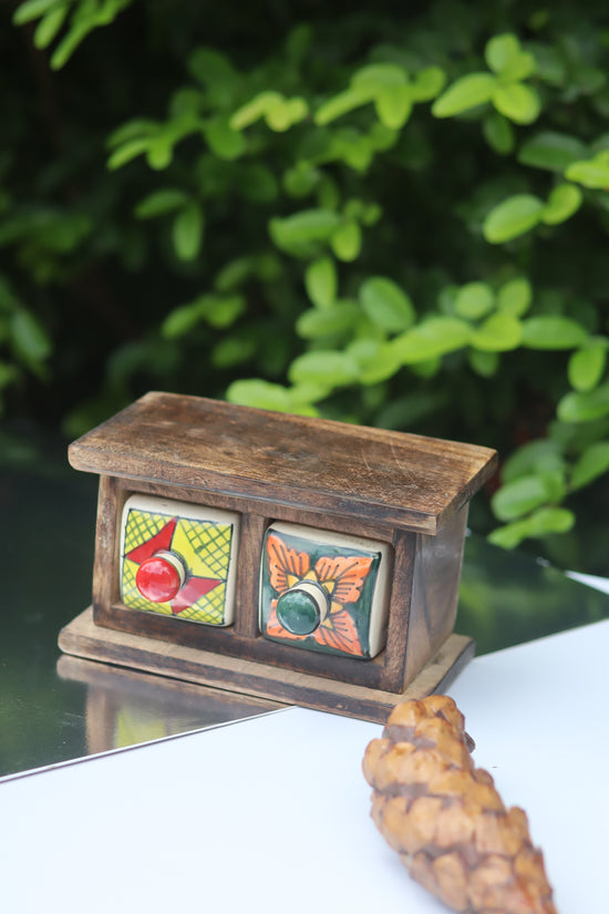 Wooden Decor Drawer – Artistic Glow