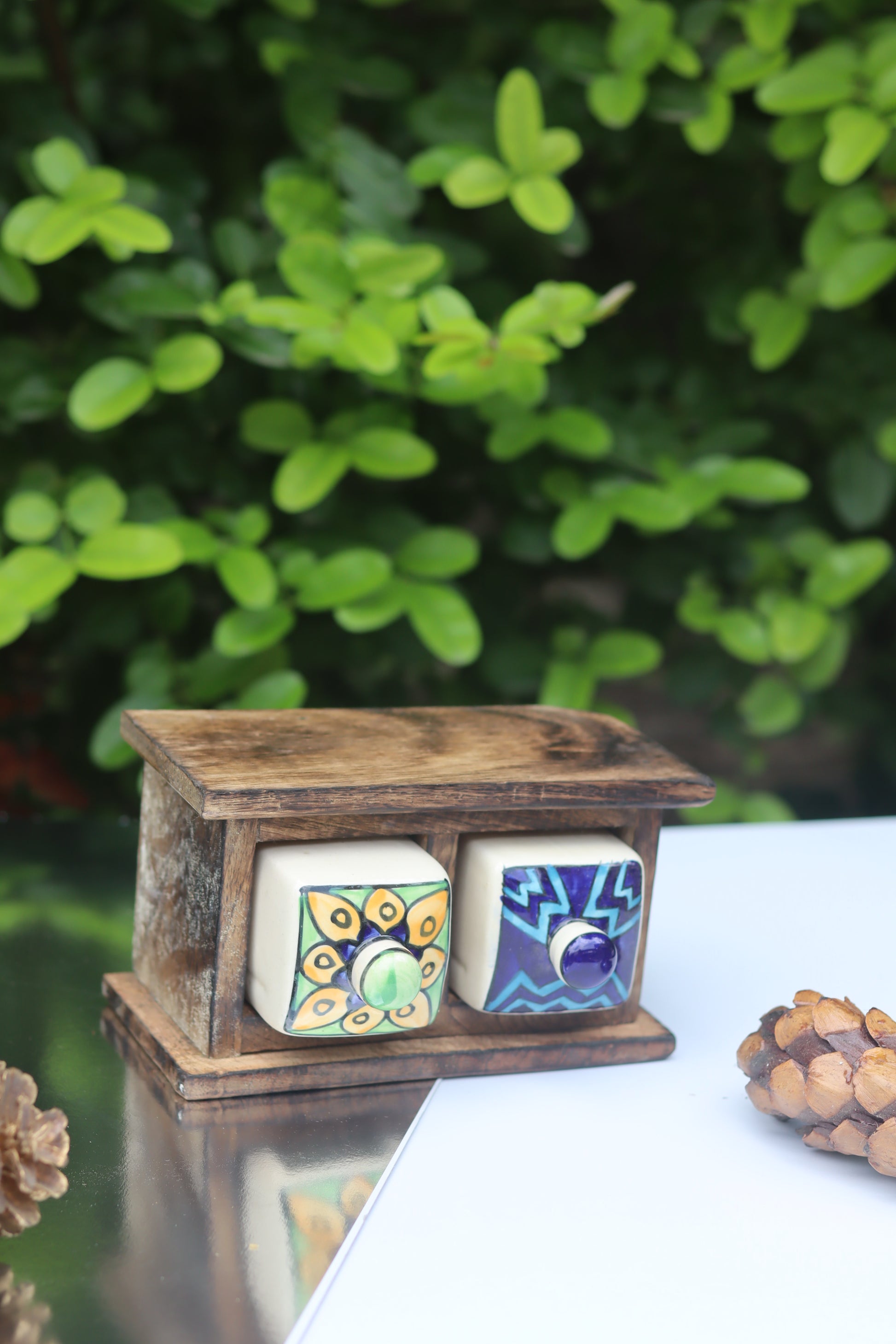 Wooden Decor Drawer – Eclectic Fusion