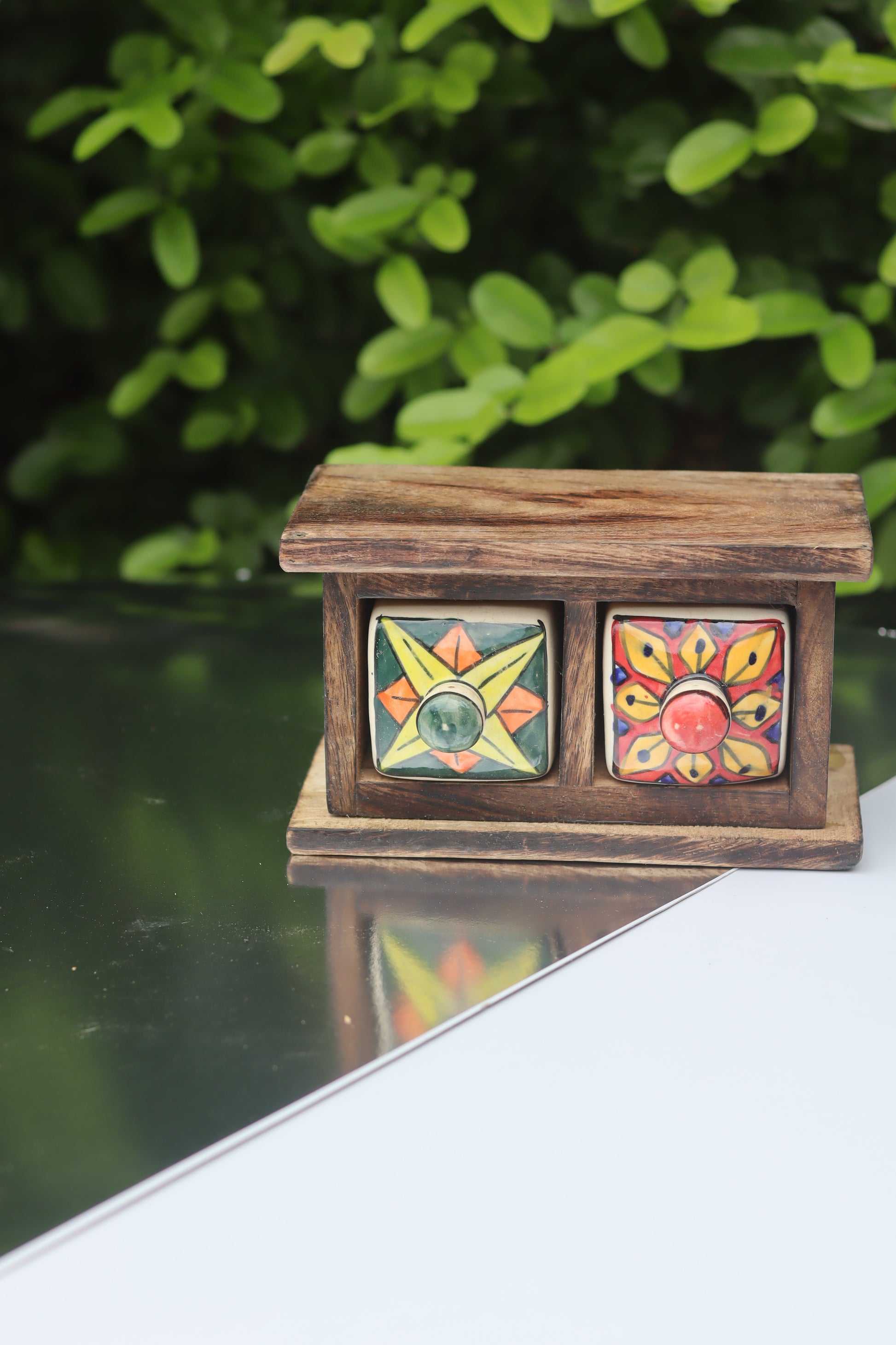 Wooden Decor Drawer – Bohemian Bloom