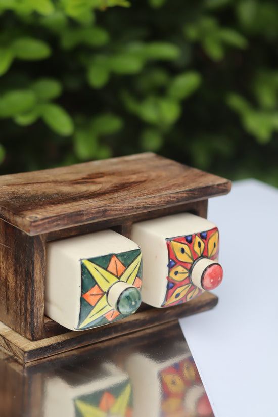 Wooden Decor Drawer – Bohemian Bloom