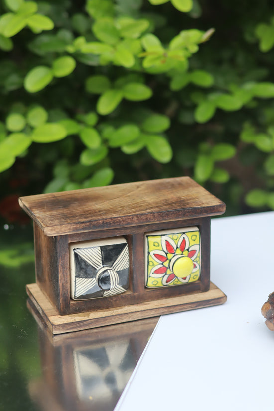 Wooden Decor Drawer – Mystic Abstract