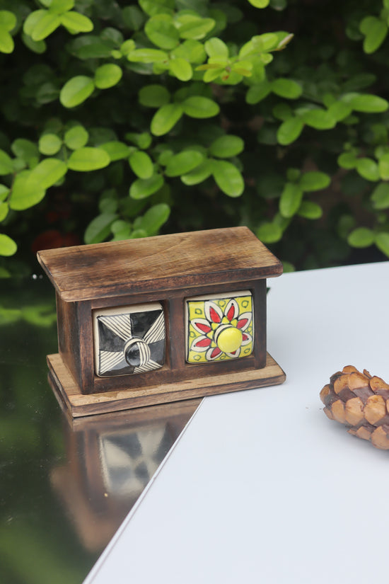 Wooden Decor Drawer – Mystic Abstract