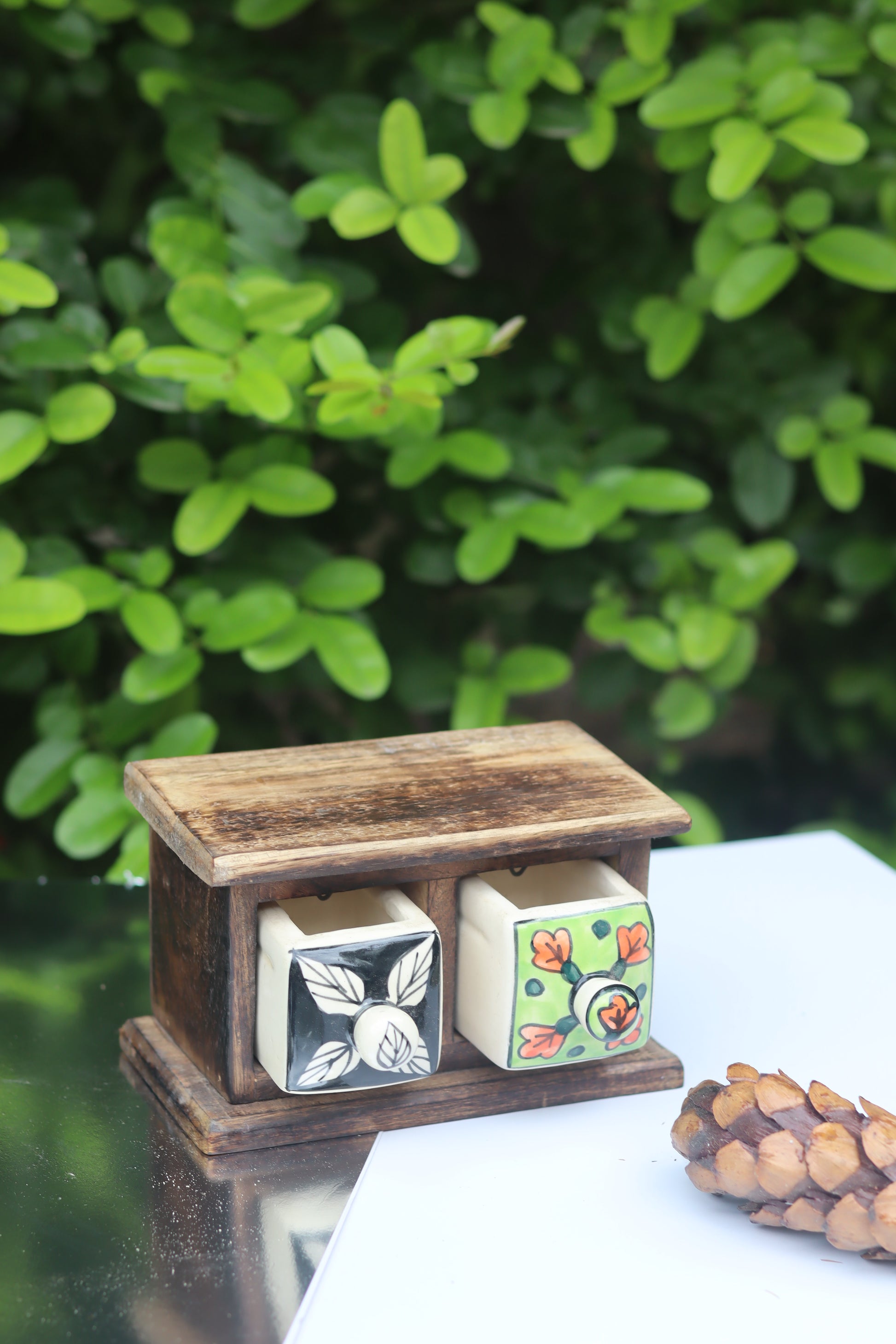 Wooden Decor Drawer – Wildflower