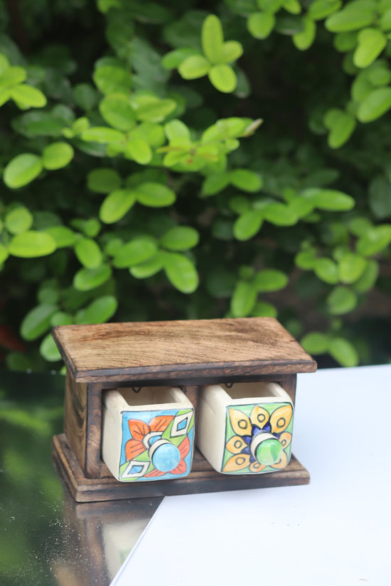 Wooden Decor Drawer – Floral Bliss