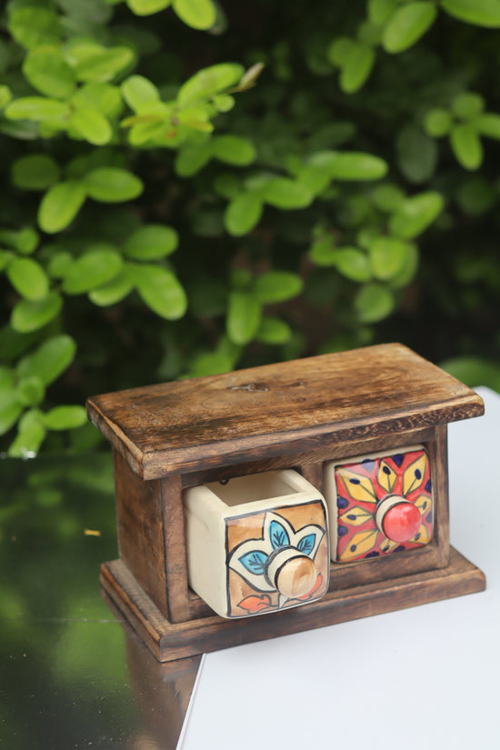 Wooden Decor Drawer – Rustic Vibes