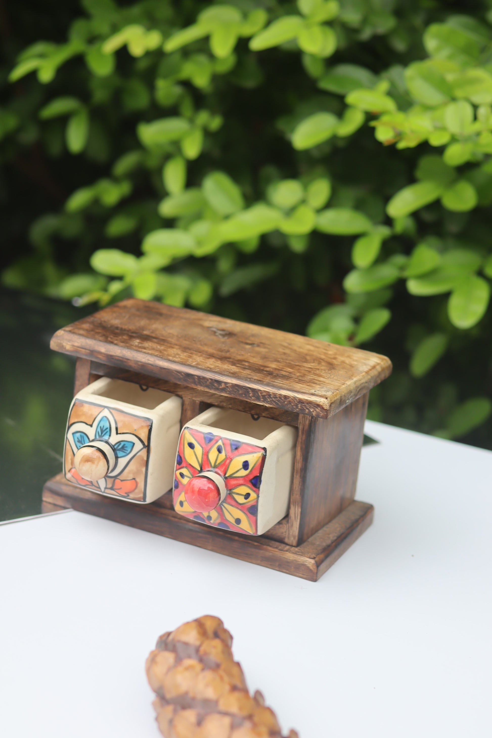 Wooden Decor Drawer – Rustic Vibes