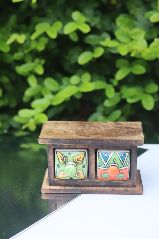 Wooden Decor Drawer – Vibrant Vibe