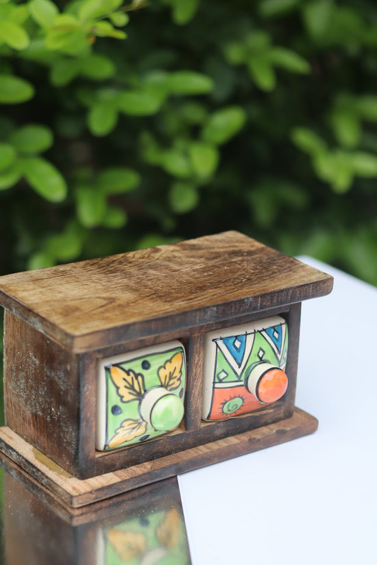 Wooden Decor Drawer – Vibrant Vibe