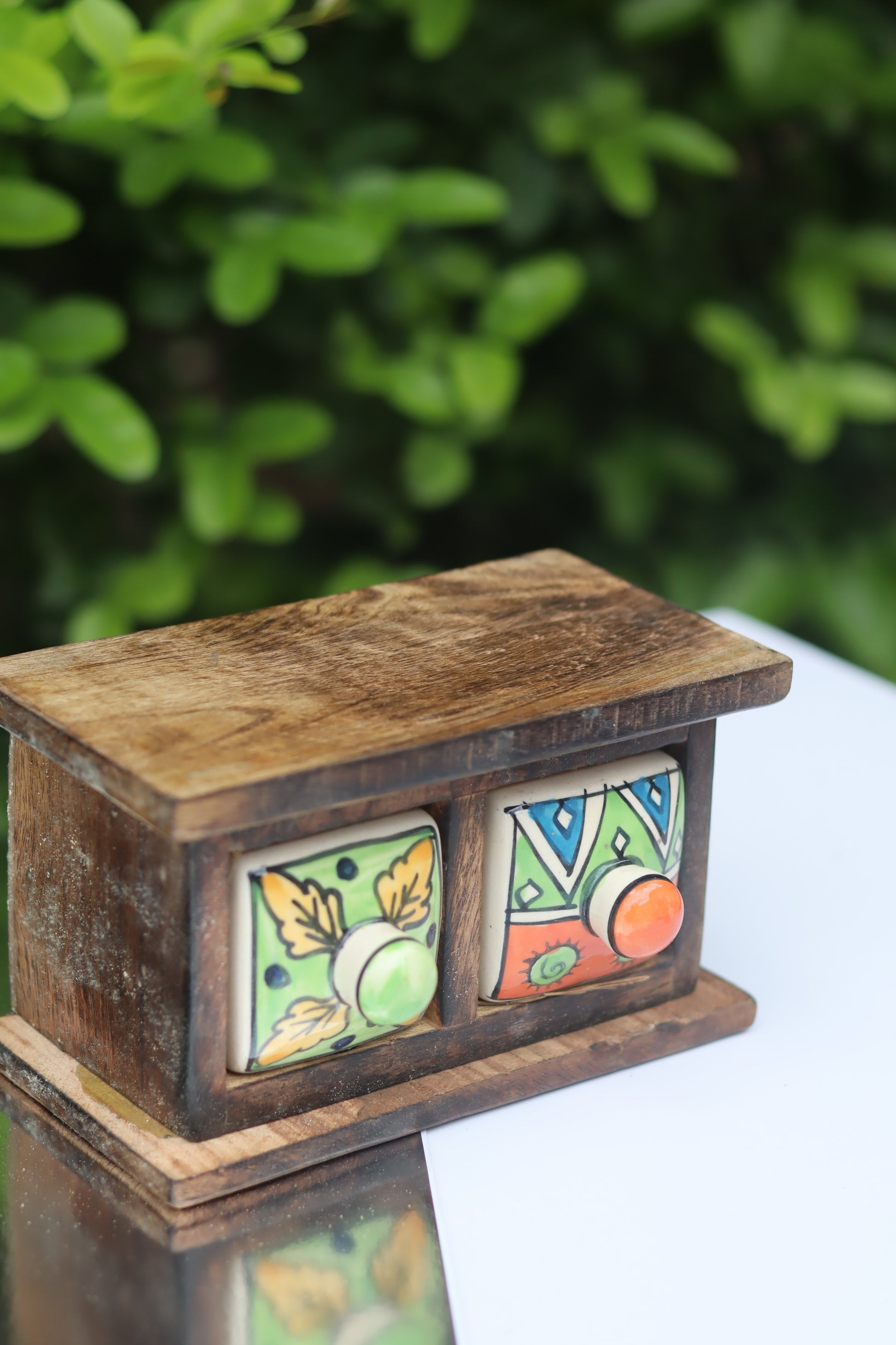 Wooden Decor Drawer – Vibrant Vibe