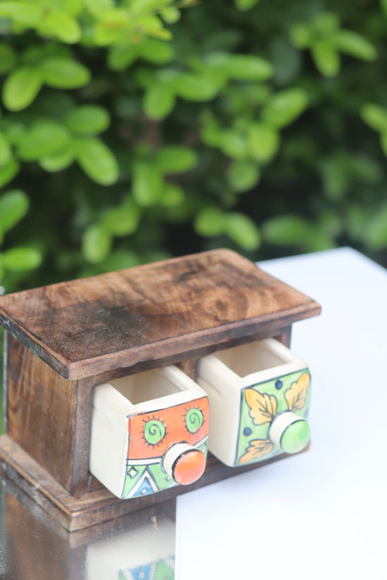 Wooden Decor Drawer – Vibrant Vibe