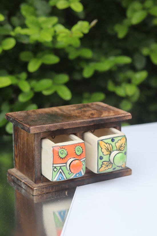 Wooden Decor Drawer – Vibrant Vibe