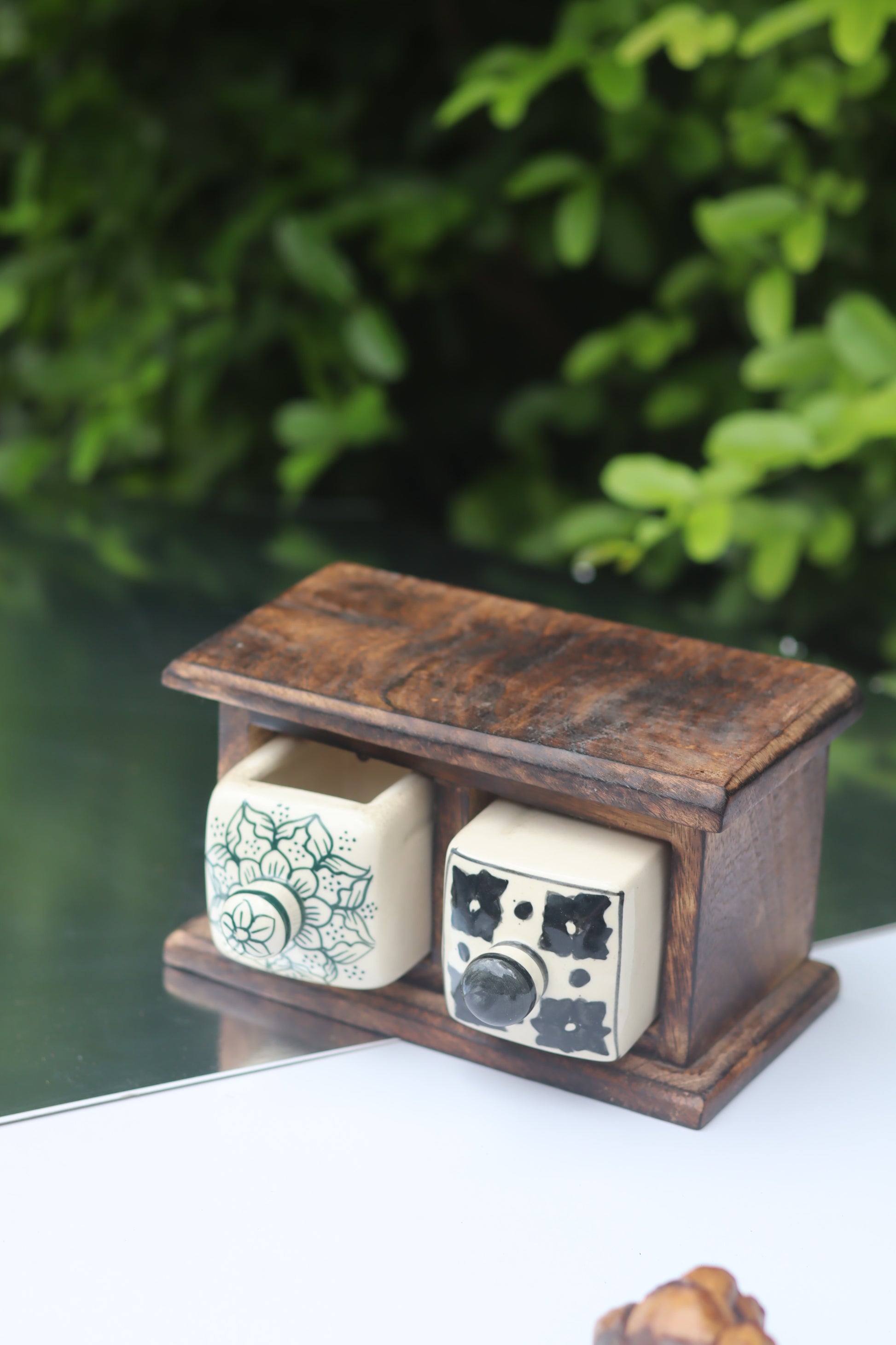 Wooden Decor Drawer – Abstract Craft