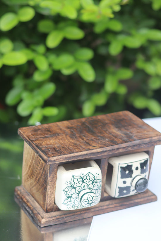 Wooden Decor Drawer – Abstract Craft