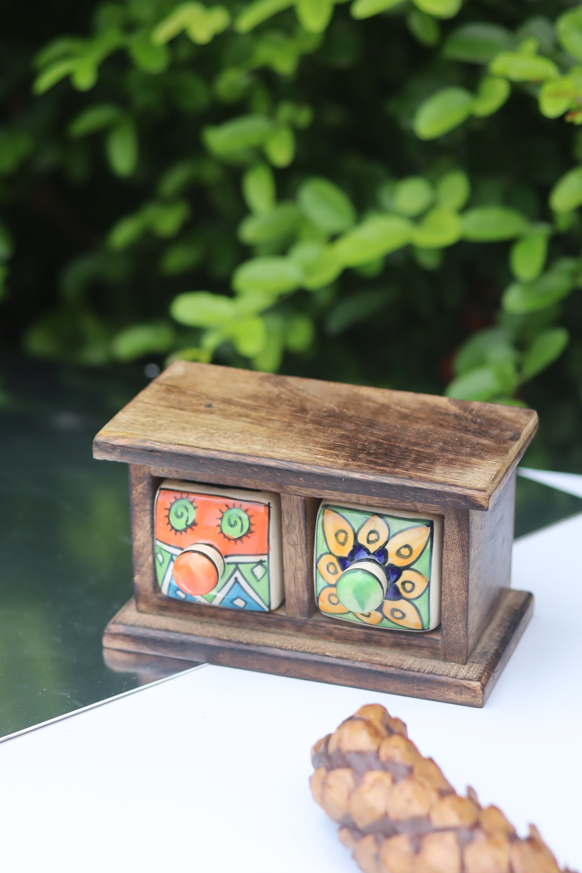 Wooden Decor Drawer – Abstract Dreams