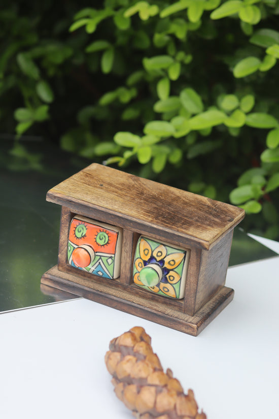 Wooden Decor Drawer – Abstract Dreams