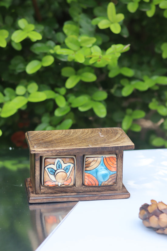 Wooden Decor Drawer – Rustic Glow