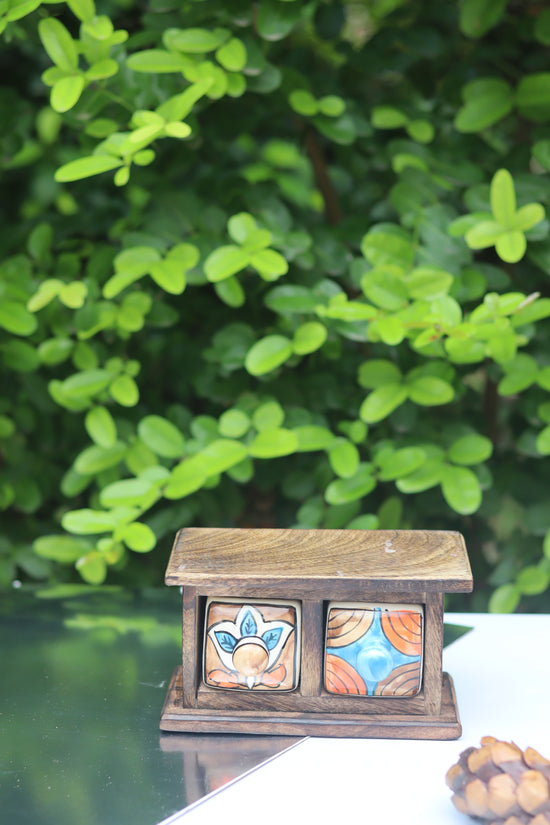 Wooden Decor Drawer – Rustic Glow