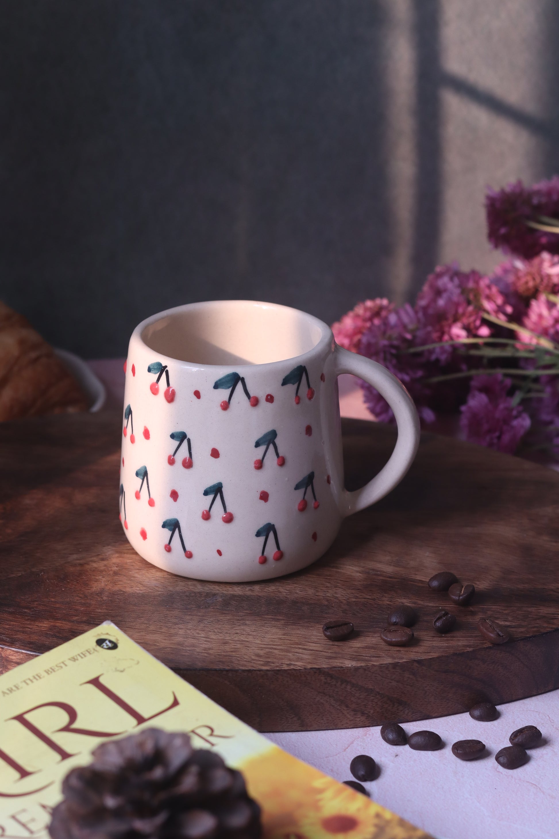 Cherry Embrossed Mug