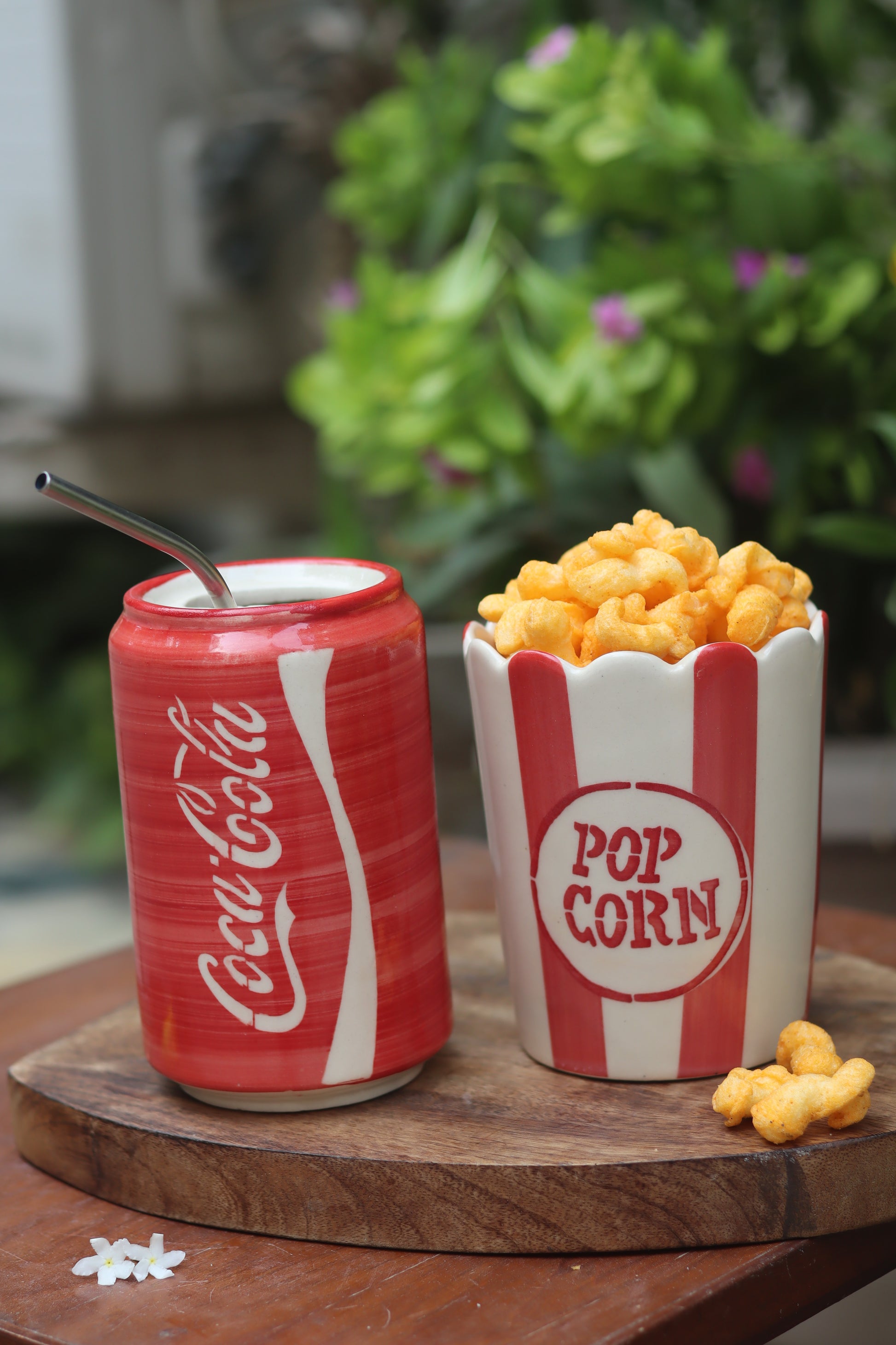 Set of 2 - Coca Cola Tumbler & Popcorn Tub combo