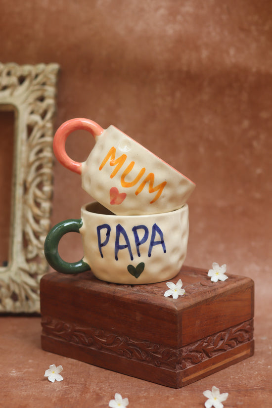 Set of 2 - Mum & Papa Mugs combo