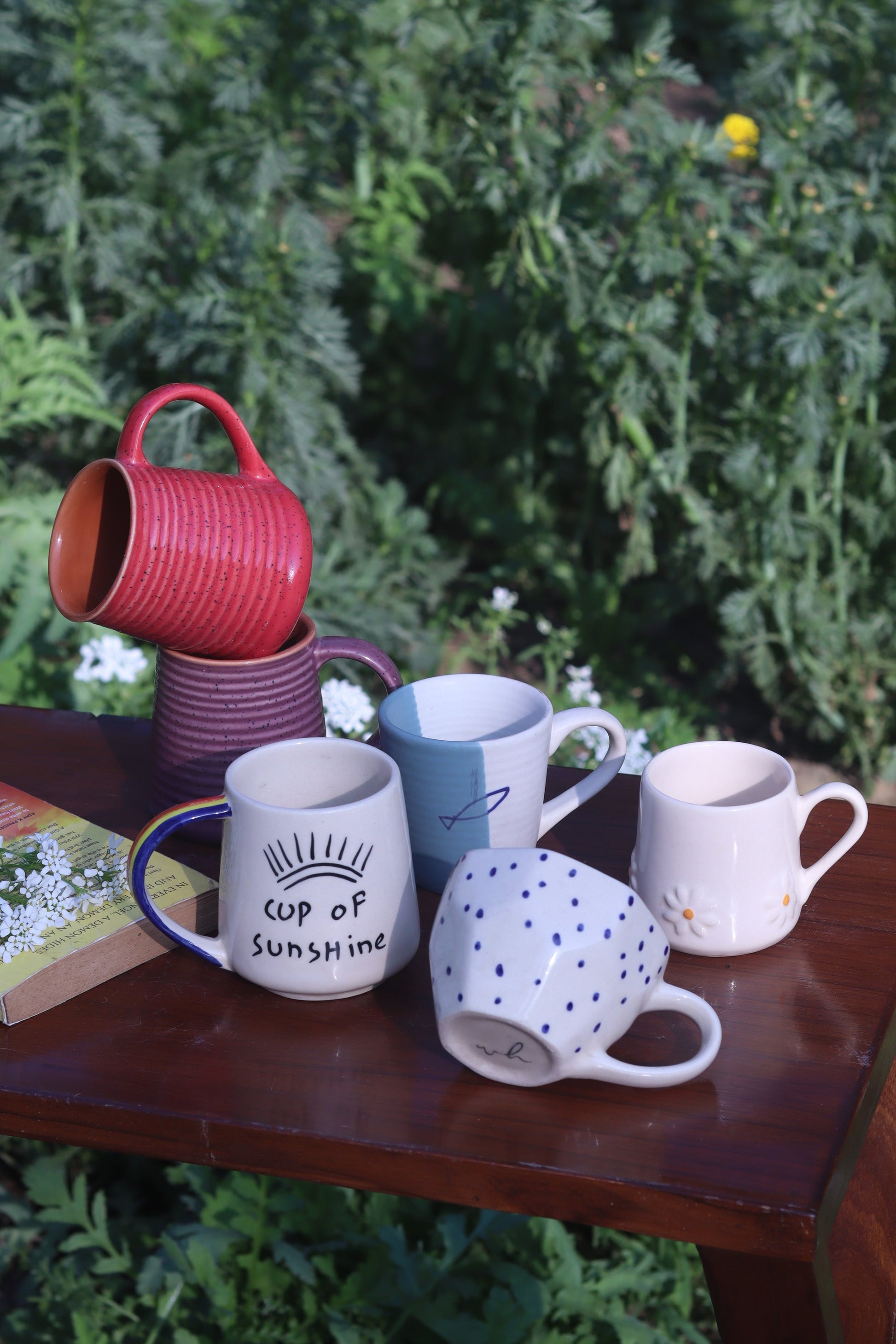 Set of 6 Sunshine Sips Mugs (for the price of 5)