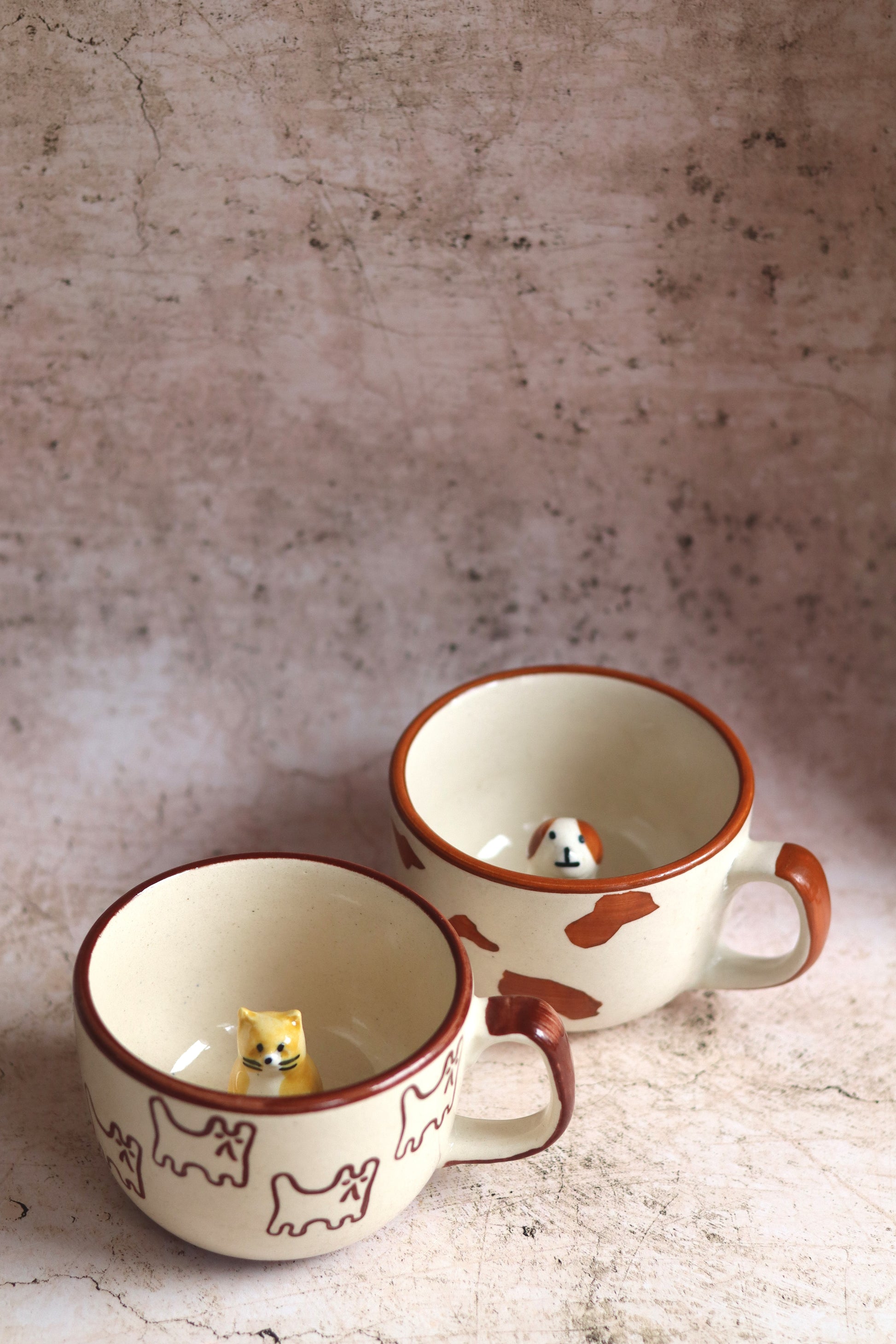 Cat mug & Dog mug