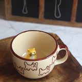 The OG Cat mug made by ceramic